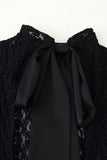 Elegant Lace High-Neck Bodysuit