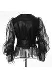 Statement Sheer Sleeve Jacket