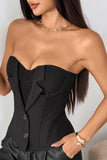 Strapless Corset Tank Top