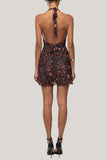 Halter Polka Dot Mini Dress