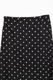 Polka Dot Skirt with Lace Trim