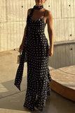 Polka Dot Spaghetti Strap Dress
