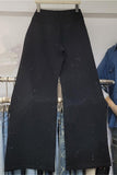 Sparkle Wide-Leg Denim Trousers
