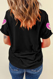 Donut Heart Valentines Graphic Tee