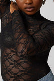 Elegant Lace Long Sleeve Blouse