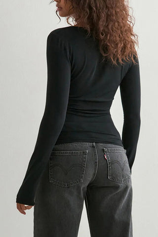 V-Neck Wrap T-Shirt