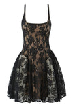 Elegant Lace Midi Dress