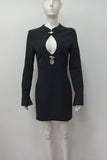Chic Keyhole Evening Dress