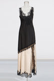 Lace-Trimmed Layered Slip Dress