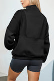 Zip-Up Oversized Sweatshirt