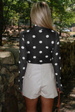 Polka Dot Long Sleeve Bodysuit