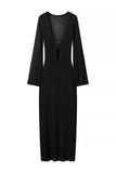 Elegant V-Neck Casual Dress