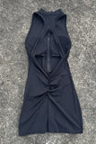 Zip-Front Sleeveless Romper
