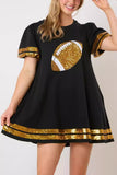 Sequin Football Casual Dress