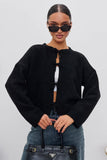 Tie-Front Cardigan with Chic Appeal