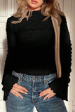 Flare Sleeve Ruffled Blouse