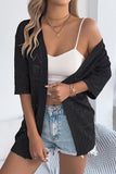 Open-Front Knit Cardigan