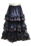 Tiered Ruffle Skirt