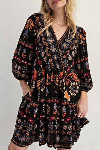 Floral Bohemian Dress