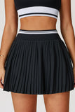 Sporty Pleated Mini Skirt