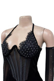 Elegant Evening Gown with Split Detail
