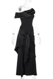 Off-Shoulder Wrap Casual Dress
