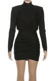 Elegant Ruched Evening Dress