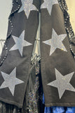Star Embellished Straight Jeans