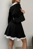 Classic Collar Casual Dress