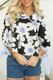 Floral Puff Sleeve Blouse