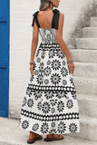 Floral Pattern Maxi Dress