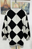 Geometric Patterned Cardigan