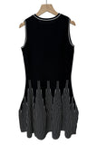 Sleeveless Striped Casual Dress