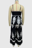 Boho Print Smocked Tank and Pants Set