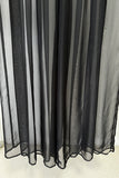 Sheer Mesh Layered Panel Pants