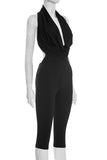 Draped Halter Jumpsuit