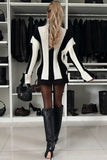 Turtleneck Striped Sweater