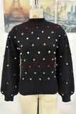 Playful Polka Dot Sweater