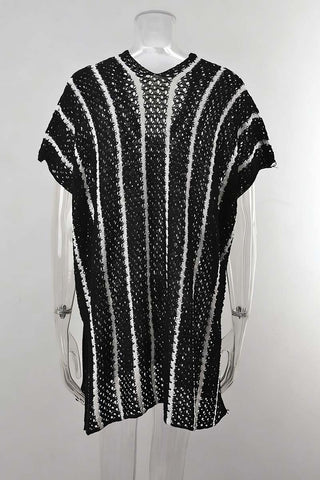 Breezy Knit V-Neck Cover-Up