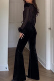 Chic Patterned Jumpsuit