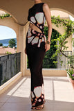 Sleeveless Floral Maxi Dress