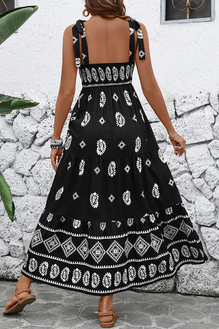 Boho Print Maxi Dress