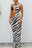 Modern Sleeveless Maxi Dress