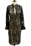 Elegant High-Neck Evening Dress