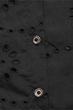 Lace Button-Front Blouse