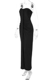 Elegant Strapless Evening Dress