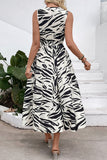 Sleeveless Tiered Casual Dress