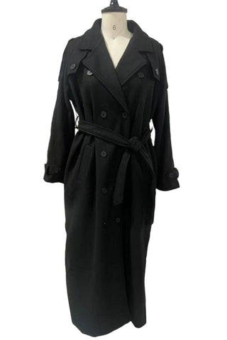 Classic Double-Breasted Trench Coat