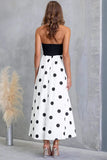Halter Polka Dot Midi Dress