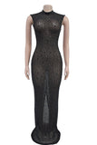 Elegant Beaded Night Out Dress